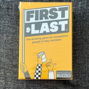 First & Last Drinking Game